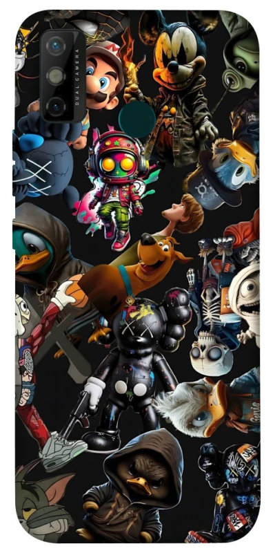 Чехол на TECNO Spark 6 Go Cartoons фото 1 из 1