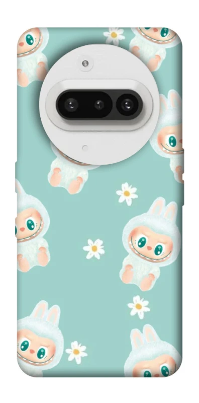 Чохол на Nothing Phone (3a) Labubu Green фото 1 з 1