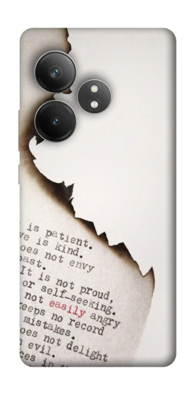 Чохол на Realme GT Neo 6 SE Вірші фото 1 з 1