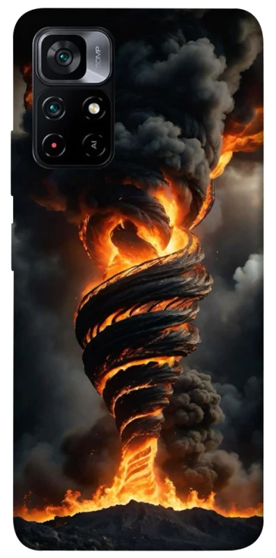 Чехол на Xiaomi Poco M4 Pro 5G Огненный торнадо фото 1 из 1
