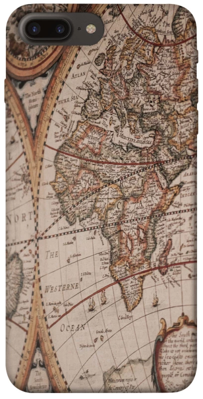 Чехол на Apple iPhone 7 plus / 8 plus Карта путешествий фото 1 из 1