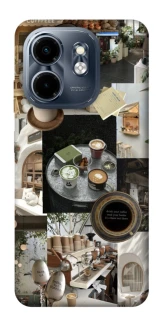 Чехол на Infinix Smart 9 4G / Hot 50i Coffee collage ver.4 фото 1 из 1