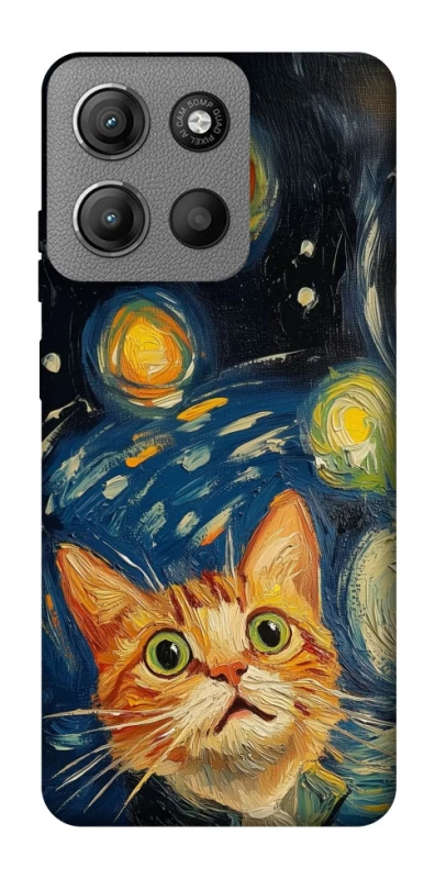 Чохол на Motorola Moto G15 Power paint cat фото 1 з 1