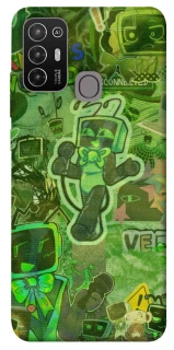 Чехол на ZTE Blade A52 Dandysworld tv green theme фото 1 из 1