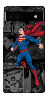 Чехол на Google Pixel 6a superman comics фото 1 из 1