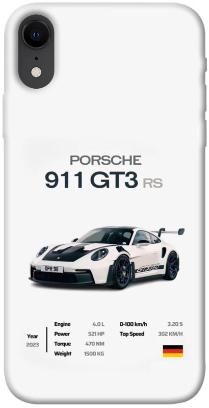 Чехол на Apple iPhone XR (6.1") Porsche 911 GT3 фото 1 из 1