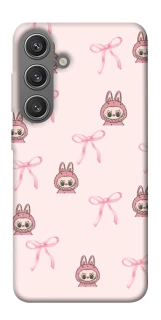 Чехол на Samsung Galaxy S24 Pink bows and Labubus фото 1 из 1