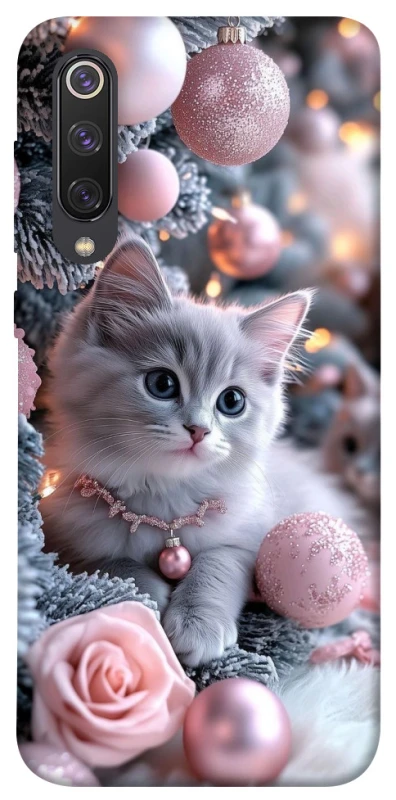 Чохол на Xiaomi Mi 9 SE Christmas Kitty фото 1 з 1