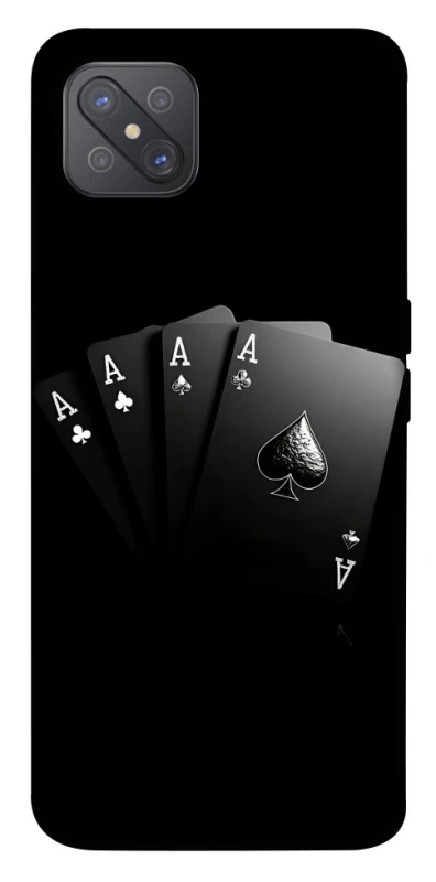 Чохол на Oppo A92s Black Cards фото 1 з 1