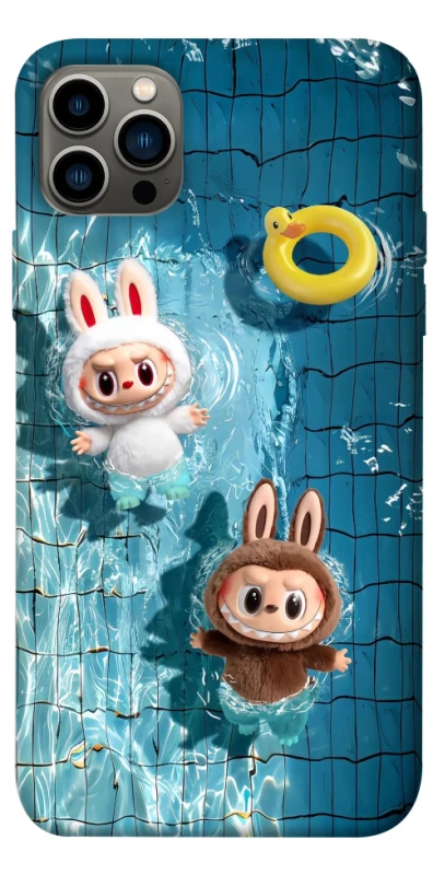 Чохол на Apple iPhone 12 Pro (6.1") Labubu in the pool фото 1 з 1