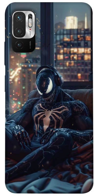 Чехол на Xiaomi Redmi Note 10 5G Venom earphones фото 1 из 1