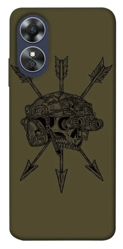 Чохол на Oppo A17 Mil skull фото 1 з 1