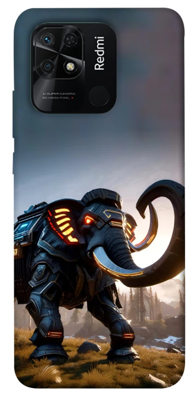 Чохол на Xiaomi Redmi 10C Cyber ​​elephant фото 1 з 1