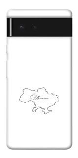 Чохол на Google Pixel 6 Ukraine map фото 1 з 1