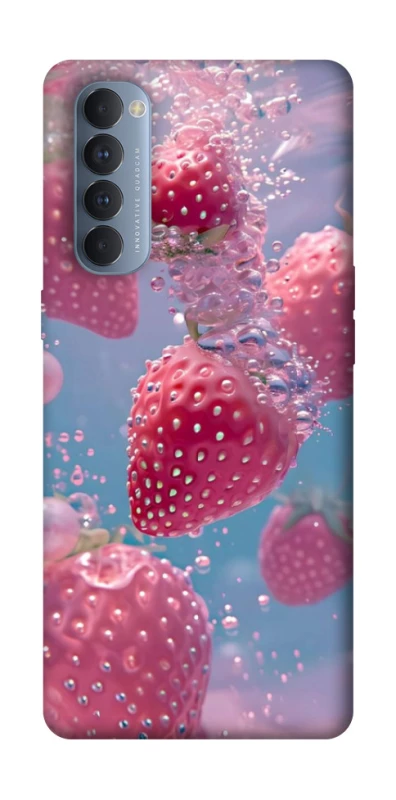 Чохол на Oppo Reno 4 Pro Полуниця в воді фото 1 з 1