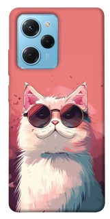 Чохол на Xiaomi Poco X5 Pro 5G Сat with glasses фото 1 з 1