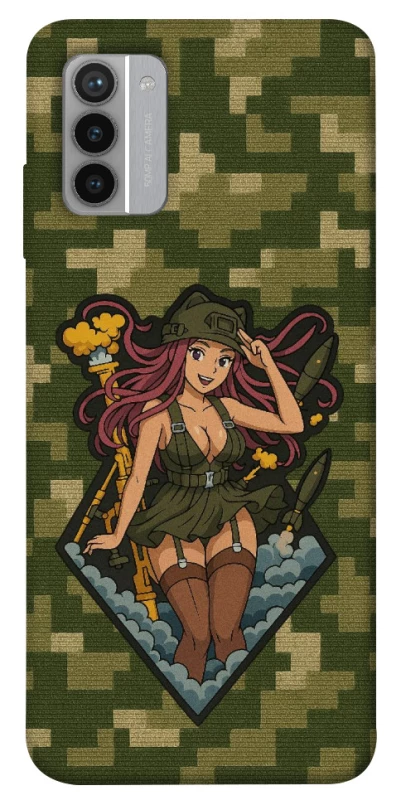 Чохол на Nokia G42 Military Waifu фото 1 з 1