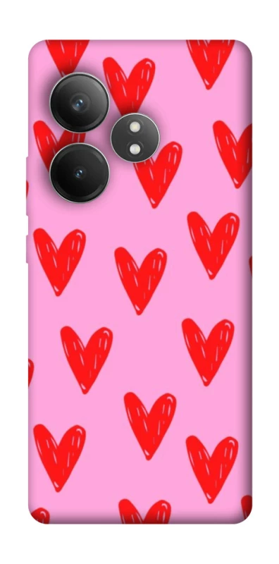 Чохол на Realme GT Neo 6 SE Red hearts 2 фото 1 з 1