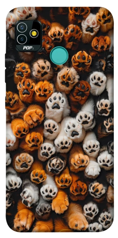 Чехол на TECNO POP 5 Сat paws фото 1 из 1