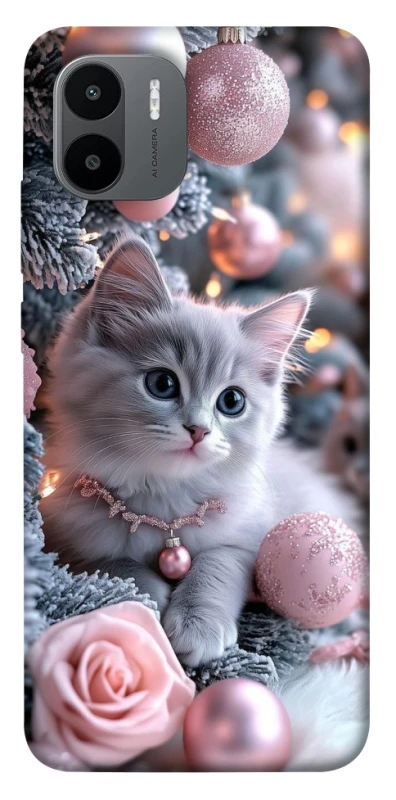 Чохол на Xiaomi Redmi A1+ / Poco C50 / A2+ Christmas Kitty фото 1 з 1