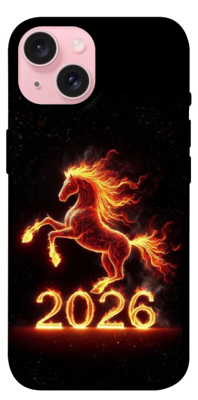 Чехол на Apple iPhone 15 (6.1") Red Fire Horse ver.1 фото 1 из 1