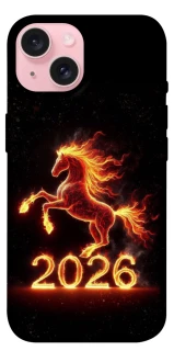 Чехол на Apple iPhone 15 (6.1") Red Fire Horse ver.1 фото 1 из 1