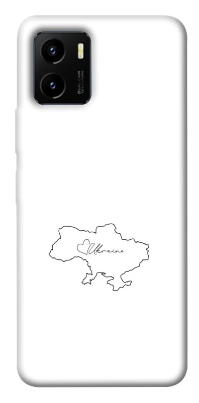 Чохол на Vivo Y15s Ukraine map фото 1 з 1