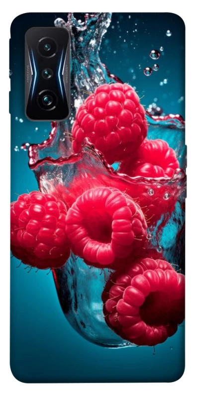 Чохол на Xiaomi Poco F4 GT Малинка у воді фото 1 з 1