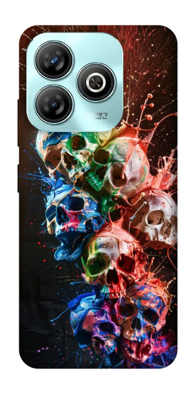 Чохол на ZTE Blade A75 4G Skulls фото 1 з 1