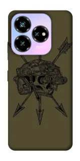 Чохол на ZTE Nubia V60 Design Mil skull фото 1 з 1