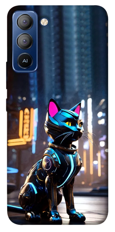 Чохол на TECNO Pop 5 LTE Cyber cat фото 1 з 1