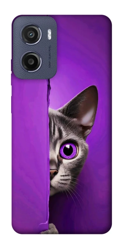 Чохол на Motorola Moto E15 Кіт-підглядач фото 1 з 1