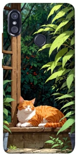 Чохол на Xiaomi Redmi Note 5 Pro / Note 5 (AI Dual Camera) red cat фото 1 з 1