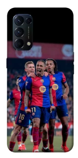 Чохол на Oppo Reno 5 4G FC Barcelona team фото 1 з 1