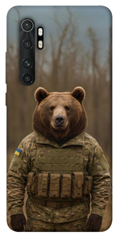 Чехол на Xiaomi Mi Note 10 Lite Медведь защитник фото 1 из 1