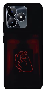 Чехол на Realme C53 Красное сердце фото 1 из 1