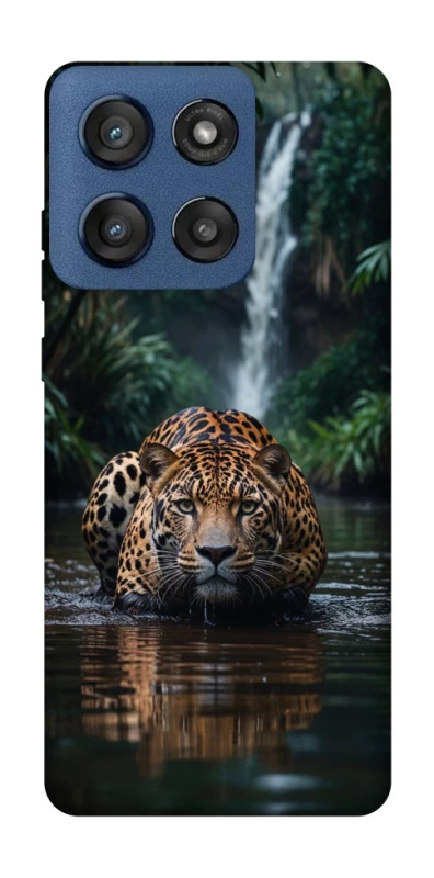 Чохол на Motorola Edge 60 Stylus Leopard in water фото 1 з 1