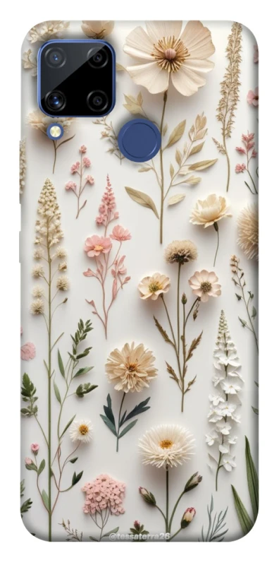 Чохол на Realme C15 Floral design ver.1 фото 1 з 1