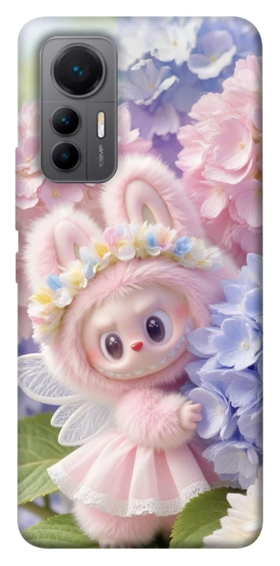 Чохол на Xiaomi 12 Lite Labubu & Flowers ver.1 фото 1 з 1