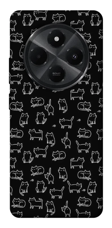 Чохол на Xiaomi Redmi A3 Pro Black Cats фото 1 з 1