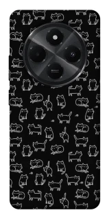 Чохол на Xiaomi Redmi A4 Black Cats фото 1 Чохол на Xiaomi Redmi A4 Black Cats фото 1 з 1