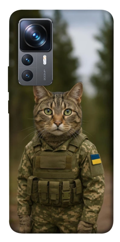 Чехол на Xiaomi 12T / 12T Pro Кот защитник фото 1 из 1