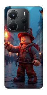 Чохол на Xiaomi Redmi Note 14 4G (Int. version) Roblox Fire Logo Blue Flames фото 1 з 1