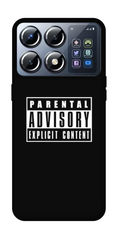 Чохол на Xiaomi POCO X8 Pro Parental Advisory Label фото 1 з 1