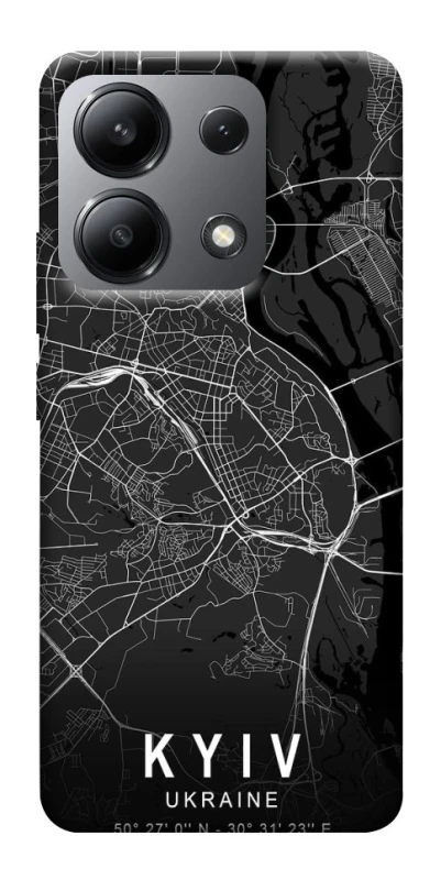 Чехол на Xiaomi Redmi Note 13 4G Kyiv map фото 1 из 1