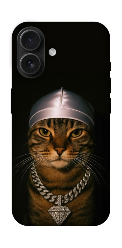 Чохол на Apple iPhone 16 Cat in Bling фото 1 з 1