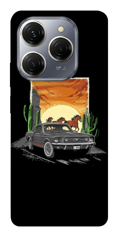 Чехол на TECNO Spark 20 Pro Mustang ver.3 фото 1 из 1