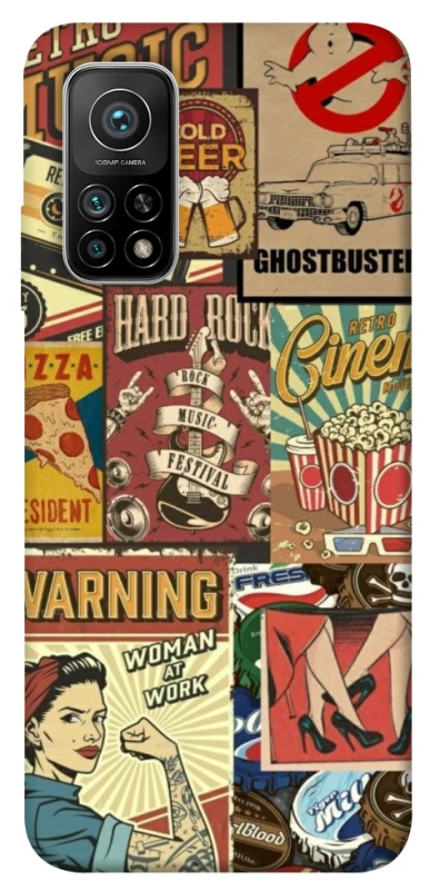 Чохол на Xiaomi Mi 10T Retro collage ver.2 фото 1 з 1