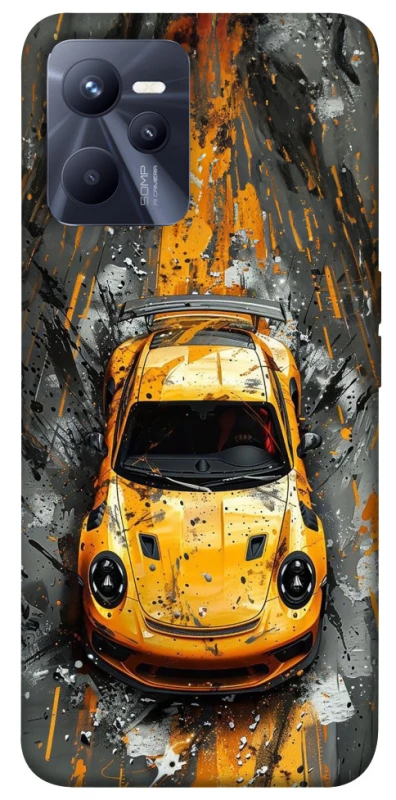 Чехол на Realme C35 Drawn Porsche фото 1 из 1