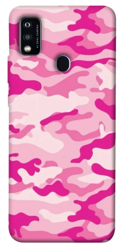 Чехол на ZTE Blade A51 camouflage pink фото 1 из 1